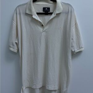 Vintage 90’s Givenchy Cream Short-Sleeve Polo Shirt